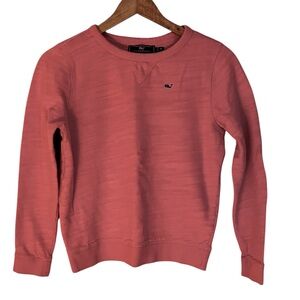 Vineyard Vines Coral Crew Neck Sweater
